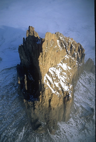 Aerial photo of Shiprock, San Juan County, New Mexico, NM &nbsp;United States