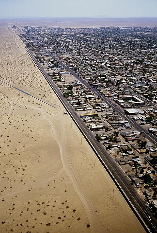 Aerial photo of San Luis Rio Colorado, AZ Aerial photo of San Luis Rio Colorado, San Luis, Mexico, AZ Mexico