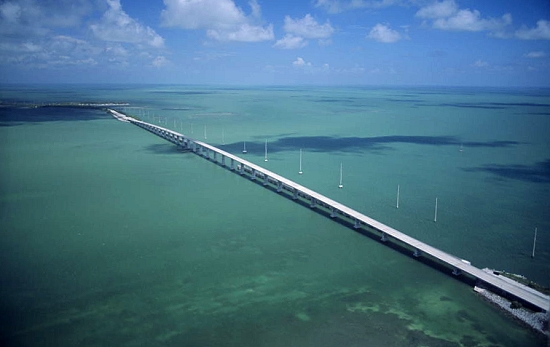 Aerial photo of Florida Keys Causeway, FL Aerial photo of Florida Keys Causeway, Long Key, Florida, FL United States
