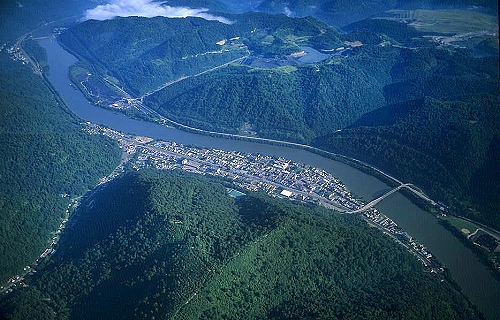 Aerial photo of Coal Town, WV Aerial photo of Coal Town, Fayette County, West Virginia, WV United States