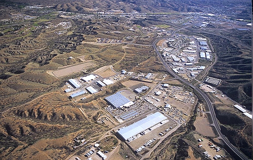 Aerial photo of Industrial Park, AZ Aerial photo of Industrial Park, Santa Cruz County, Arizona, AZ United States
