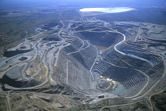 Aerial photo of Twin Buttes Copper Mine, AZ Aerial photo of Twin Buttes Copper Mine, Pima County, Arizona, AZ United States