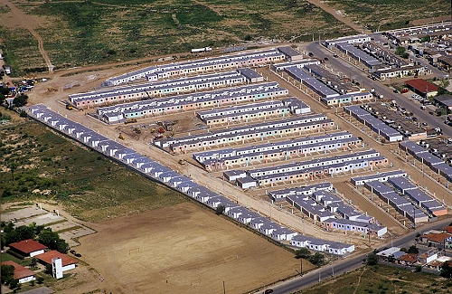 Aerial photo of Low Income Housing, Aerial photo of Low Income Housing, Nuevo Laredo, Nuevo Leon Mexico