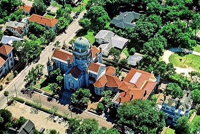 Aerial photo of Fort St. Augustine, FL Aerial photo of Fort St. Augustine, St. Augustine, Florida, FL United States