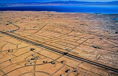 Aerial photo of Salton City, Aerial photo of Salton City,
