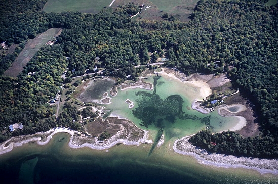 Airphoto Na Washington Island Door County Wisconsin Wi 10535