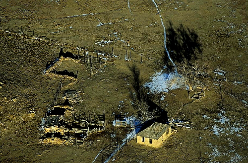 Aerial photo of Ghost Ranch, CO Aerial photo of Ghost Ranch, Baca County, Colorado, CO United States