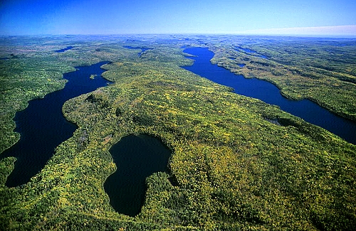 Airphoto - Aerial Photograph of Boundary Waters Canoe Area 
