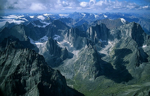 Aerial photo of Mackenzie Mountains, NT Aerial photo of Mackenzie Mountains, Northwest Territories, NT Canada
