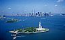 920: Statue of Liberty to WTC , New York Harbor, NY, NJ