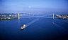 11996: Verrizano Bridge, Hudson River, New York 11996: Verrizano Bridge, Hudson River, New York