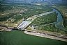 16392: Falcon Lake Dam, Mexican state of Tamaulipas on right 16392: Falcon Lake Dam, Mexican state of Tamaulipas on right